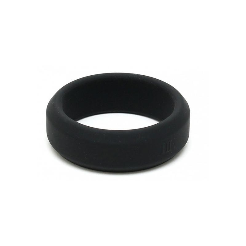 Rimba Cockring en silicone Soft Ring 18mm Noir